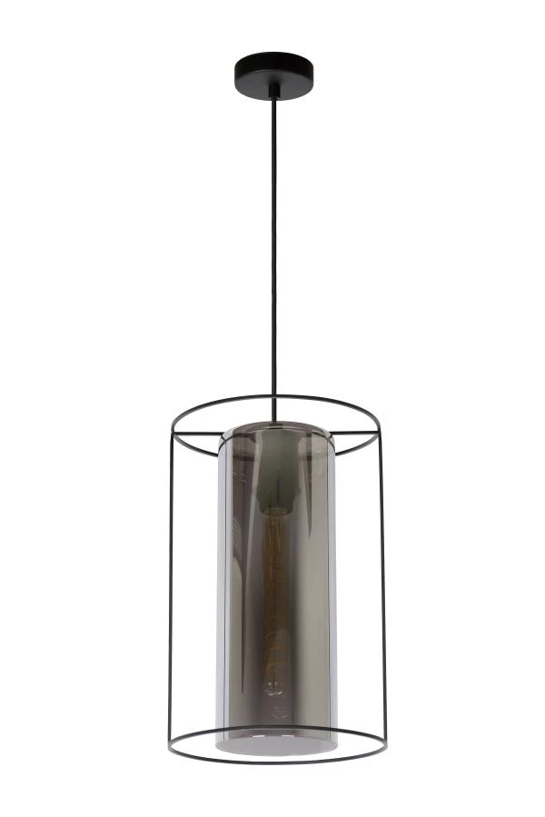 Lucide DOUNIA - Pendelleuchten - Ø 25 cm - 1xE27 - Schwarz - UIT